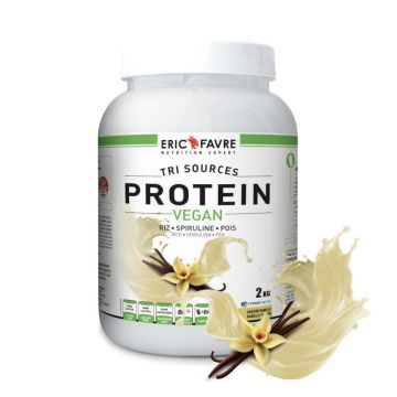 Protéines végétales tri-source, Protein Vegan - Pot de 2 Kg