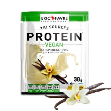 Protein Vegan, Proteine végétale tri-source - Sachet Unidose 30 Gr
