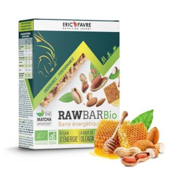 Rawbar Bio - Barre de l'effort 100% naturelle - Boite de 6X30 Gr