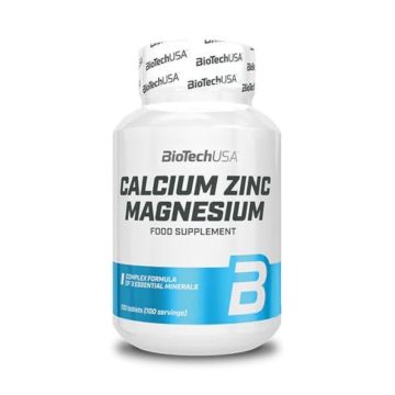 Calcium Zinc Magnesium - Pot de 100 Caps