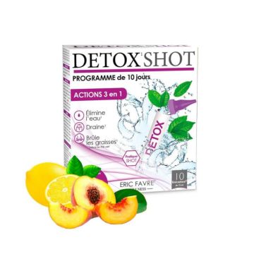 Detox Shot - Programme Détox 3 en 1 - Boite de 14X10 ml