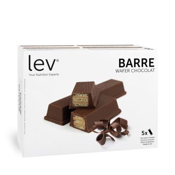 Barre wafer chocolat - Boite de 5x37 Gr