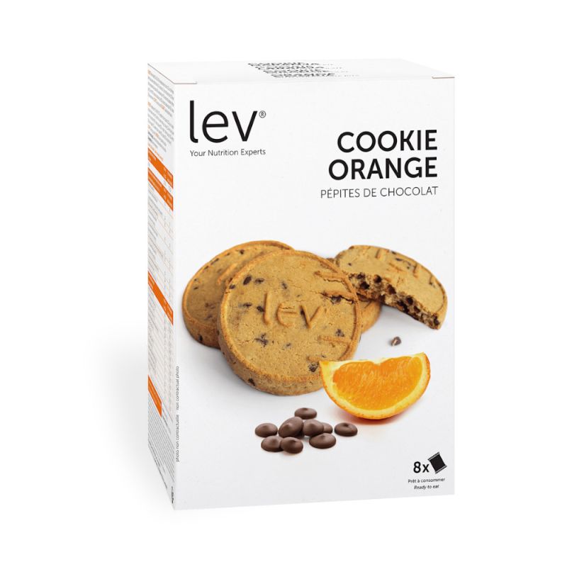 Cookie orange pépites de chocolat - Boite de 8x25 Gr