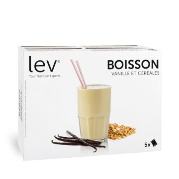 Boisson Vanille céréales - Boite de 5x26 Gr