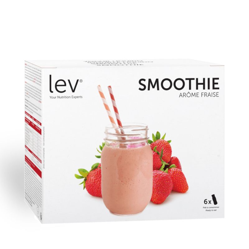 Smoothie Fraise - Boite de 6x208 ml