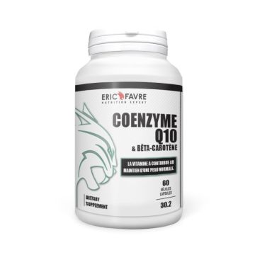 Coenzyme Q10 & Bêta-Carotène - Pot de 60 Caps 