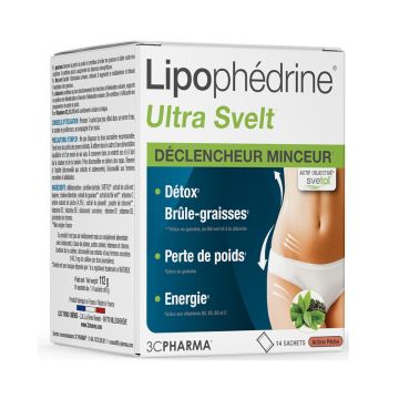 Lipophédrine Ultra Svelt - Boite de 14 Sachets