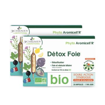 Phyto Aromicell’R Détox Foie - Boite de 20 ampoules
