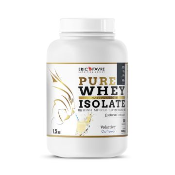 Pure Whey Protein Native 100% Isolate - Pot de 1,5 Kg