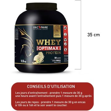 Whey Optimax Protein - Pot de 1,5 Kg