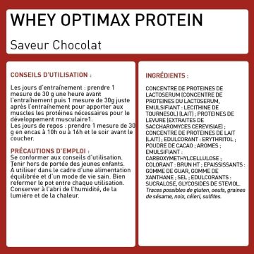 Whey Optimax Protein - Pot de 2 Kg