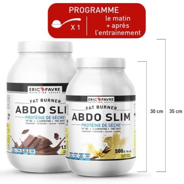 Abdo Slim - Protéine de sèche - Pot de 1,5 Kg