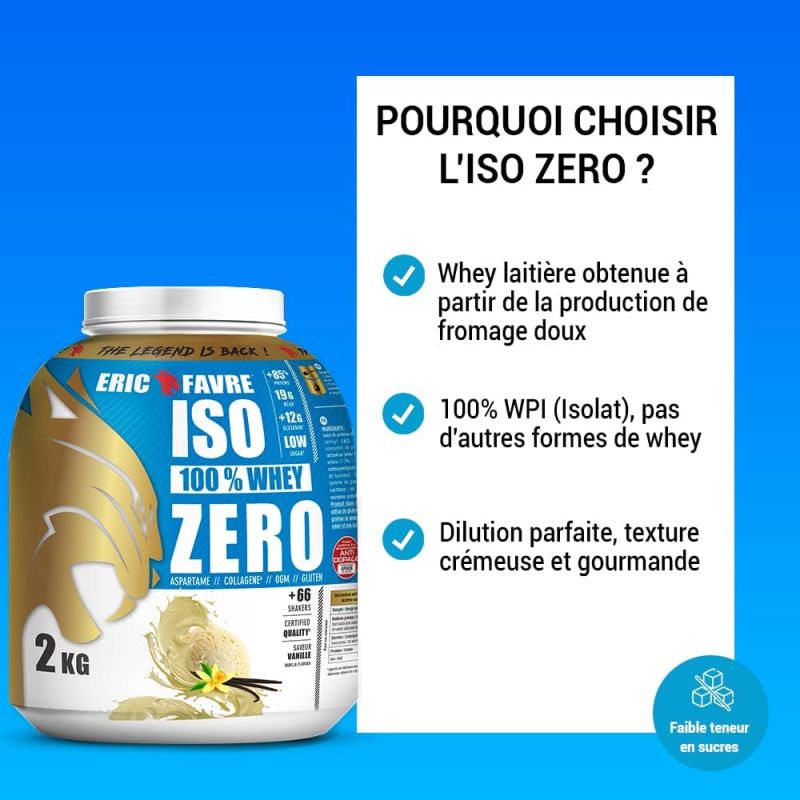 Iso Zero 100% Whey Protéine - Pot de 2 Kg