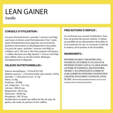 Lean Gainer - Doypack de 1.5 Kg