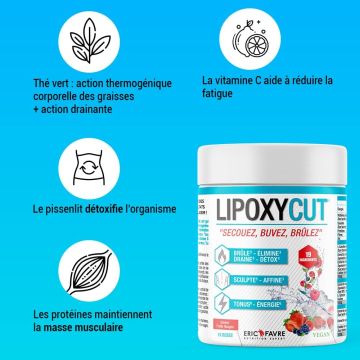 Lipoxycut Vegan - Brûleur De Graisses - Pot de 120 Gr