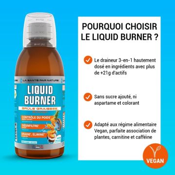Draineur 3 En 1 Liquid Burner - Bouteille de 500 ml