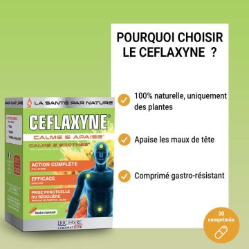 Ceflaxyne ®, calme et apaise les zones sensibles - Boite de 30 Caps
