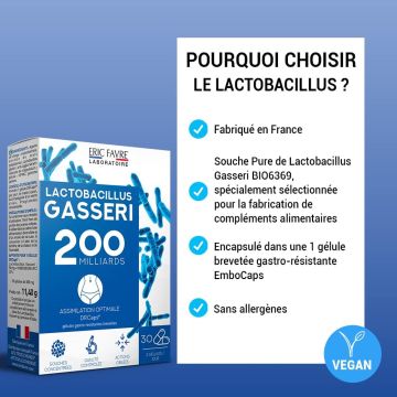 Lactobacillus Gasseri - Pack de 3X30 Caps
