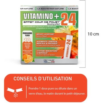 Vitamino + Unicadoses - Etui de 10 unités / Orange