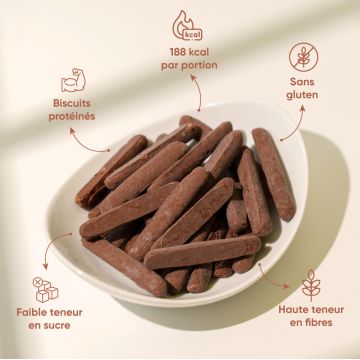 Mini Biscuits Protéinés - Boite de 4x40 Gr