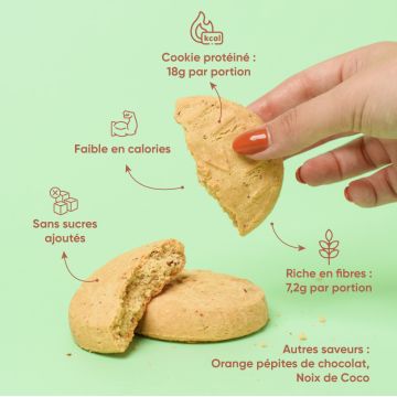 Cookies Protéinés - Boite de 8x25 Gr