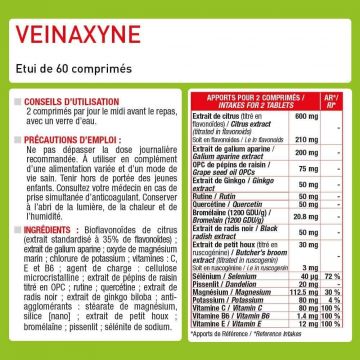 Veinaxyne - Circulation veineuse et lymphatique