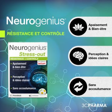Neurogenius Stress Out - Boite de 30 Caps
