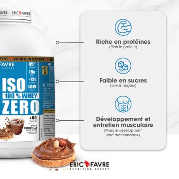 Iso Zero 100% Whey Protéine - Pot de 1,5 Kg