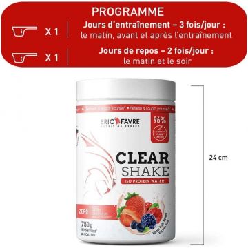 Clear Shake - Iso Protein Water 500 Gr